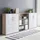BMG Möbel Aktenschrank Office Edition Sw Set 9, Eiche/Weiß