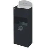 VAR Wandascher WH 51 mit Schild anthrazit 0,8 l/4 l