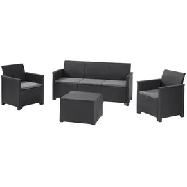 KETER Emma Lounge Set 5-tlg. Graphit