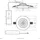 EVN LED-Deckenleuchte PS54140102 1-flg.