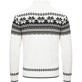 Brandit Textil Troyer Norweger Pullover Weiß M