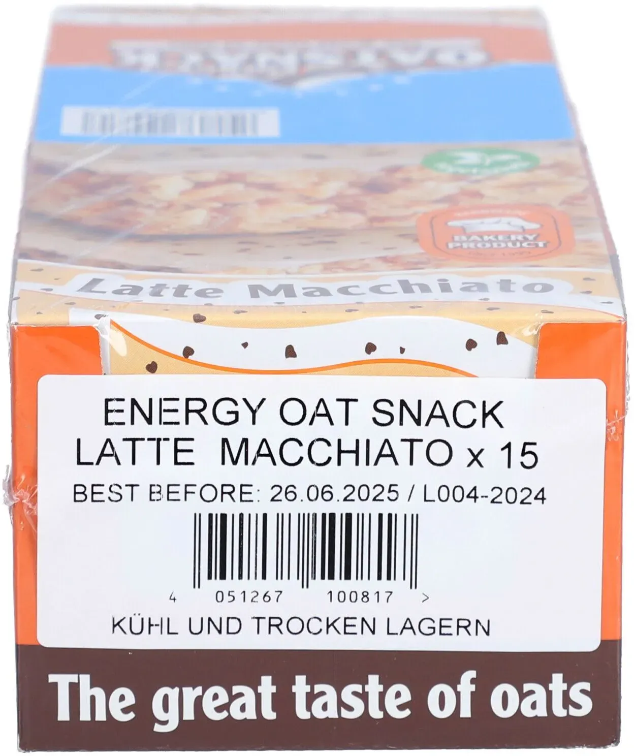 OatSnack Energy Riegel Latte Macchiato