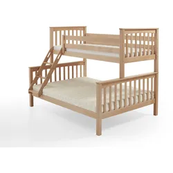 Relita Etagenbett Kick Familia 140/90x200 cm Holz Beige Natur