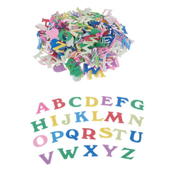 VBS Deko-Buchstaben Moosgummi Buchstaben, 200 Stück
