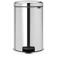 Brabantia Proregal Mülleimer, Grau, Metall, 29x46.7x38 cm, Küchen, Küchenausstattung,