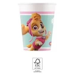 Party Pappbecher 200 ml 8 Stück Paw Patrol Skye und Everest