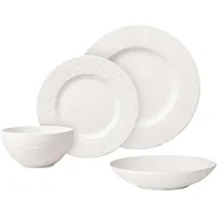 Villeroy & Boch Manufacture Rock Tafelservice 16-tlg. weiß