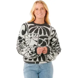 Rip Curl AOTS TY Williams Jacquard Crew Pullover Schwarz M