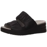 WALDLÄUFER H-Dina Pantolette Schwarz - 39 EU Weit