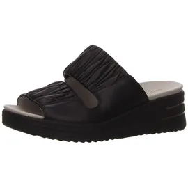 WALDLÄUFER H-Dina Pantolette Schwarz - 39 EU Weit
