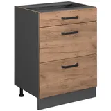 Vicco Schubladenschrank R-Line 60 x 46 x 81,6 cm Gold