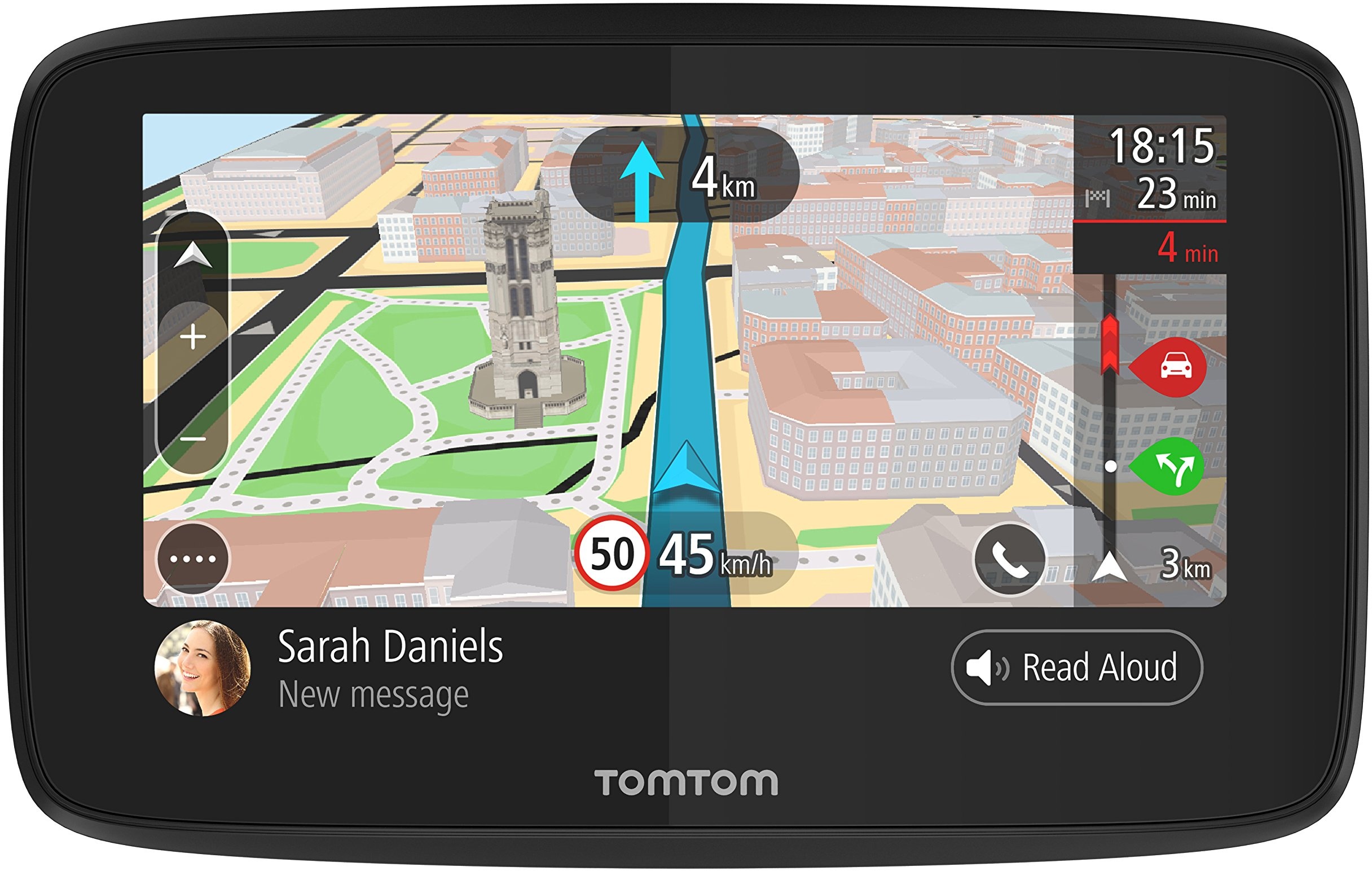 TomTom Navigationsgerät GO 520 (5 Zoll, Stauvermeidung dank TomTom Traffic, Karten-Updates Welt, Updates über Wi-Fi, Freisprechen)