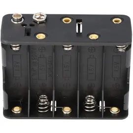 goobay Batteriehalter für 10x Mignon AA Druckknopfanschluss 77 x 60 x 32 mm