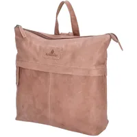 The Skandinavian Brand Damen Leder Rucksack beige : 26-beige