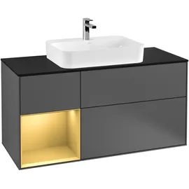 Villeroy & Boch Finion Waschbeckenunterschrank F41 1200x603x501mm anthrazit
