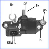 Hitachi 130577 Lichtmaschinenregler 14,5V