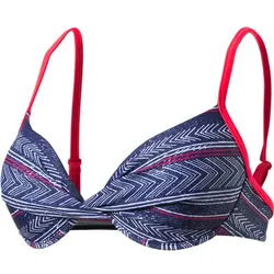 FIREFLY Damen Bikini-Oberteil Cim, Denim/Bunt, 36D