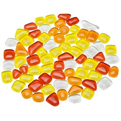 Softglas-Mosaik, Rot-Gelbtöne, polygonal, 10 - 20 mm, 200 g