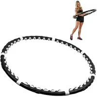 Hula Hoop MASSAGERKREIS Fitness GINNIK MIT MASSAGERBÄLLEN KOMPOLIERBAR Fitness