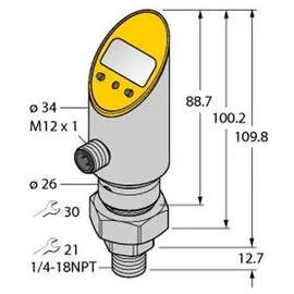 Turck Drucksensor PS025V5032UPN8XH1141