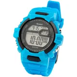 Scout The Digi 280308005 Gehäusefarbe blau Silikonarmband türkis