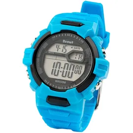 Scout The Digi 280308005 Gehäusefarbe blau Silikonarmband türkis