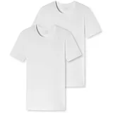SCHIESSER 2P 95-5 Organic Cotton T-Shirt weiß S