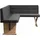 Home Affaire Eckbank HOME AFFAIRE "Laros", grau (anthrazit, dekor eiche ontario), B:182cm H:87,5cm T:141cm, Massivholz, Spanplatte, Sitzbänke, Eckbank, Bezug in verschiedenen Qualitäten und Farben