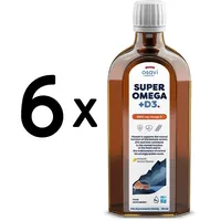 (1500 ml, 83,03 EUR/1L) 6 x (Osavi Super Omega + D3, 2900mg Omega 3 (Lemon) - 2