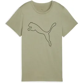 Puma TAD Essential Heather Logo Tee grün S