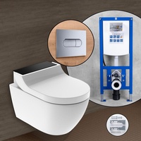 Geberit AquaClean Tuma Comfort Komplett-SET Dusch-WC mit neeos Vorwandelement,, 146290SJ1+16604CR#SET,