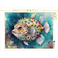 Calvendo Puzzle Kugelfisch 1000 Teile Lege-Größe 64x48cm Foto-Puzzle für