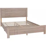 MCW Doppelbett P44 160 x 200 cm Eiche MDF Sonoma Eiche-Optik