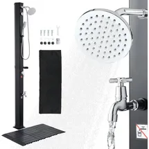 Vevor Solardusche Schwarz 40 L