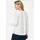 GOLDNER Elegantes Chiffonshirt mit Jersey-Details Weiß 42
