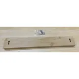 VINATO Magnetleiste Messer Bambus 40cm, Messerhalter Magnetisch mit 2 Haken, für Wand Ohne Bohren, Extra Stark Magnet Messerhalter Ohne Messer, für Küchen Utensilien Werkzeuge Aufbewahrung