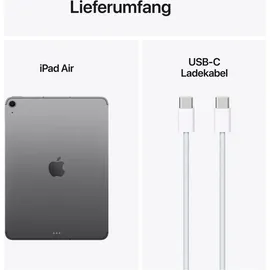 Apple iPad Air 11" (7. Generation 2025) 512 GB Wi-Fi + Cellular Space Grau