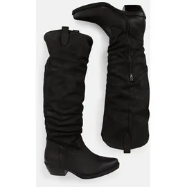 felmini wide fit Stiefel in Schwarz 42