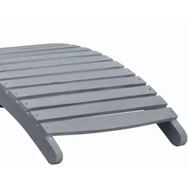 vidaXL Sonnenliege 93 x 59 x 22 cm Grau