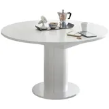 58 aufm Kessel Esstisch, Weiß, Holz, Rund, 130x78x130 cm, Esszimmer, Tische, Esstische