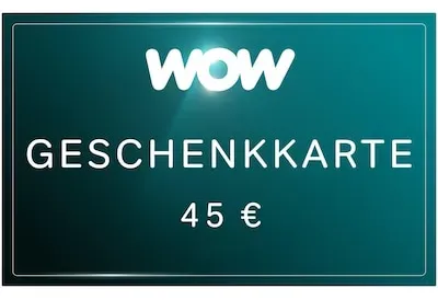 WOW Geschenkkarte 45 EUR DE