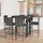 vidaXL Gartenbar-Set 7-tlg. Grau