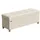 Songmics Sitzbank Truhenbank Cremeweiß 38 x 110 x 40 cm