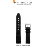 Hamilton Leder Jazzmaster Band-set Leder-schwarz-17/16 H690.322.104 - schwarz