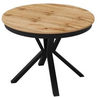 JVmoebel Esstisch Luxus Esstisch Braun Runder Tisch Esszimmer Holz Design Tische (1-St., Esstisch) braun