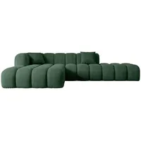 altdecor Ecksofa in L-Form Corner Sofa Bett Eckcouch Couch Wohnlandschaft Cauchsofa Olea-L2-309x190x70 cm Grün