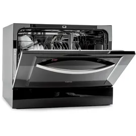 Klarstein Havasia UV 6 Luminance Tischgeschirrspüler (freistehend, 550 mm breit, Schwarz)