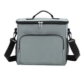 Coonoor Picknickkorb Lunchpaket,Kühlrucksack, isolierte Kühltasche für Picknick grau