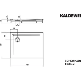 Kaldewei SUPERPLAN 1821-2,