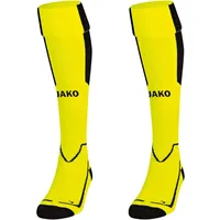 Jako Lazio Stutzenstrümpfe neongelb/schwarz 5 43-46
